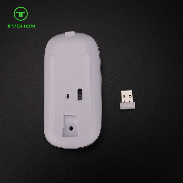 Ultra Slim Size Silent Rechargeable Wireless Mouse Bluetooth Type-C for Laptop and Mac